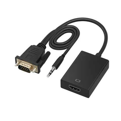 Adaptador VGA para HDMI com Áudio Exbom FY-706